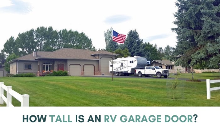how tall is an rv garage door