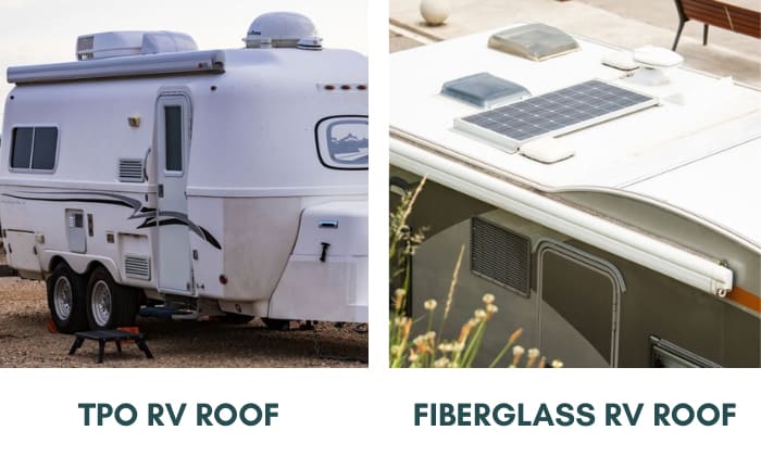 tpo vs fiberglass rv roof