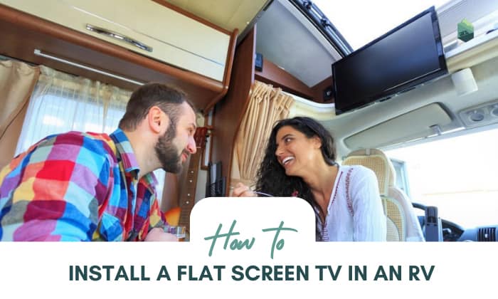 how to install a flat screen tv in an rv