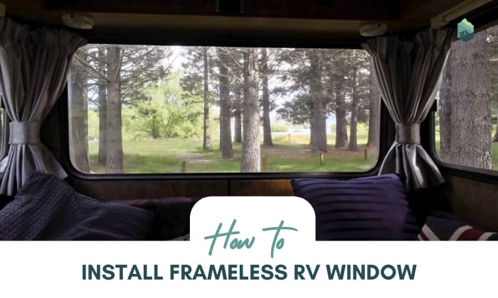 how to install frameless rv window