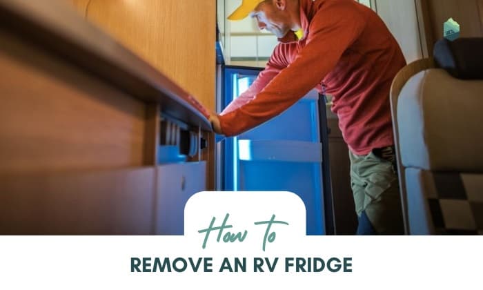 how to remove an rv fridge