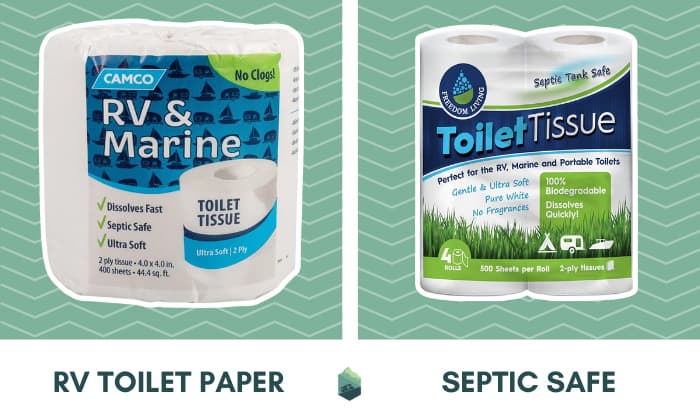 rv toilet paper vs septic safe