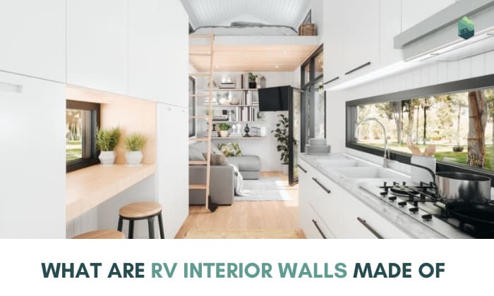 what are rv interior walls made of