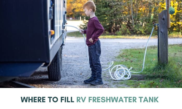 where to fill rv freshwater tank