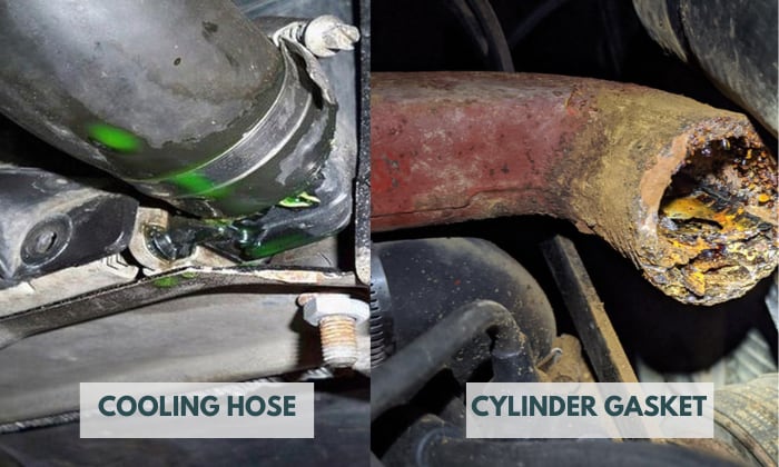 Corroded-cylinder-gasket-and-cooling-hose-of-in-a-Car