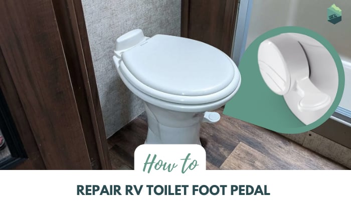 how to repair rv toilet foot pedal
