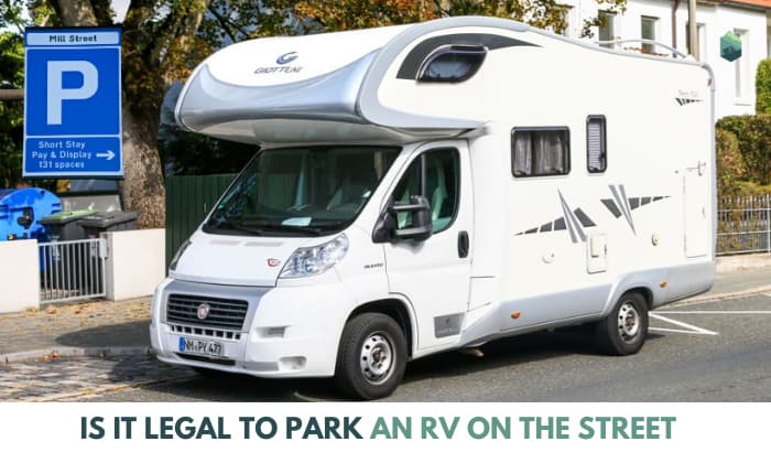 is it legal to park an rv on the street