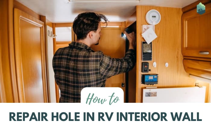 how to repair hole in rv interior wall