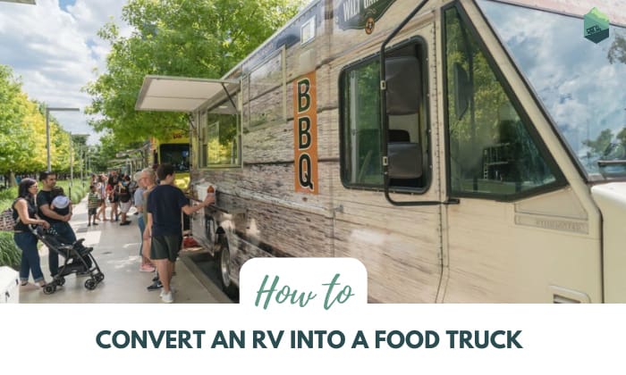 how to convert an rv into a food truck