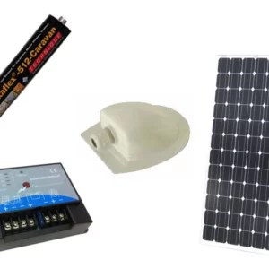 Professionally Fitted Stellar Solar 160W MPPT Solar Panel Kit - Wired to Both Batteries