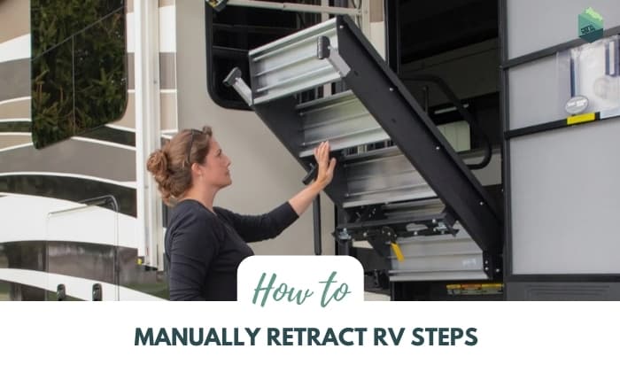 how to manually retract rv steps